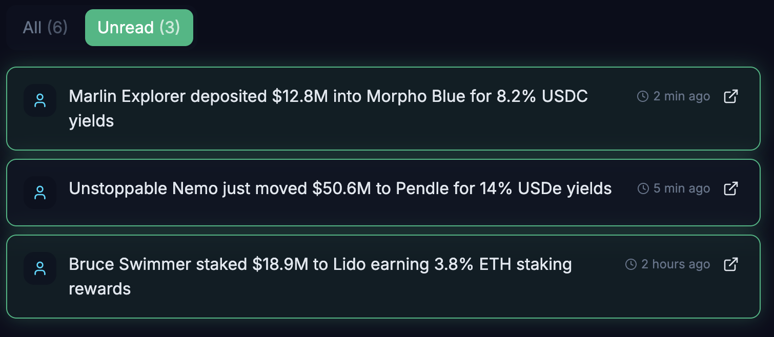 Whale Notifications Example